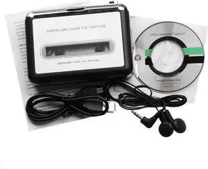 JAENFONG EZCAP 218 Cassette Player Old Tape To MP3 CD Converter Audio Capture Card Music Player Walkman Tape Cassette To MP3 Via PC
