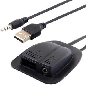 JAENFONG Backpack USB 2.0Audio 3.5mm Charging Cable Practical Convenient Outdoor Travel Camping External