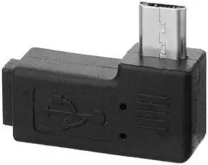 JAENFONG USB 2.0 5Pin Male to Female M - F Extension Adapter 90 Degree Right Angled