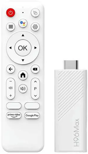 H96 MAX H313 mini TV Stick Android14 Quad Core 6 BT5.0 4K@60fps ATV Launcher Google Voice Assistant Media Player AI TV SticK