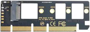 JAENFONG NGFF M-key NVME M.2 SSD to PCI-E Express 3.0 16x X4 Adapter without Bracket