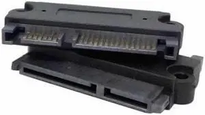 JAENFONG SATA 22Pin 7+15 Male to SATA 22P 7+15 Female extension convertor adapter with screw holes