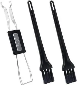 New Keycap Puller Switch Puller Stainless Steel Keycap Removal Tool with 2 Pcs Keyboard Cleaning Brush for Mechanical Keyboard New Keycap Puller Switch Puller Stainless Steel Keycap Removal Tool with 2 Pcs Keyboard Cleaning Brush for Mechanical Keyboard