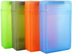 JAENFONG 3.5 "Portable IDE Sata HDD External Case Hard Drive Case Hard Case Plastic Protection case ( 5 PCS)