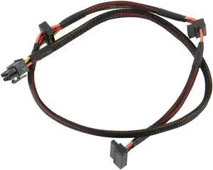 JAENFONG Modular PSU 6Pin to 3-Port SATA Power Cable 18AWG Wire 80cm for Antec NP TP ECO Series JAENFONG Modular PSU 6Pin to 3-Port SATA Power Cable 18AWG Wire 80cm for Antec NP TP ECO Series