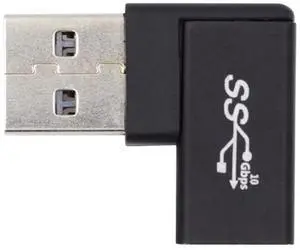 JAENFONG USB-C Type C Female to USB 3.0 A Male Up Opposite U Shape Right Angled Data Adapter for Laptop Desktop JAENFONG USB-C Type C Female to USB 3.0 A Male Up Opposite U Shape Right Angled Data Adapter for Laptop Desktop