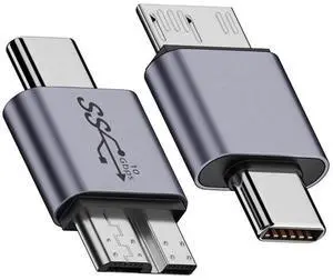 JAENFONG Micro USB 3.0 Male to USB-C USB 3.1 Type C Male Adapter Data 10Gbps Power Converter for Laptop PC SSD Disk JAENFONG Micro USB 3.0 Male to USB-C USB 3.1 Type C Male Adapter Data 10Gbps Power Converter for Laptop PC SSD Disk