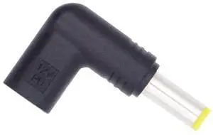 JAENFONG USB 3.1 Type C USB-C Female to DC 12V 5.5x2.5mm Plug Adapter PD Emulator Trigger 90 Degree Angled