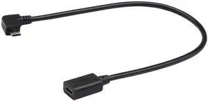 JAENFONG (30cm) Micro USB 2.0 to USB C Cable, Left Bend 90 Degree Micro USB Male to USB Type C Female Extension Cable Data Sync and Charging Cable for Phones, Computers(90 Degree Micro USB) JAENFONG (30cm) Micro USB 2.0 to USB C Cable, Left Bend 90 Degree Micro USB Male to USB Type C Female Extension Cable Data Sync and Charging Cable for Phones, Computers(90 Degree Micro USB)
