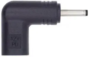 JAENFONG USB 3.1 Type C USB-C Female to DC 12V 3.0x1.1mm Plug Adapter PD Emulator Trigger 90 Degree Angled