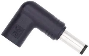 JAENFONG USB 3.1 Type C USB-C Female to DC 12V 5.5x2.1mm Plug Adapter PD Emulator Trigger 90 Degree Angled