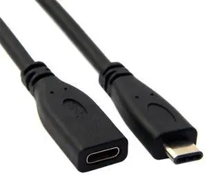 JAENFONG USB-C Type C Male to Female USB 3.1 Extension Data Cable for MacBook Tablet Mobile Phone 60cm JAENFONG USB-C Type C Male to Female USB 3.1 Extension Data Cable for MacBook Tablet Mobile Phone 60cm