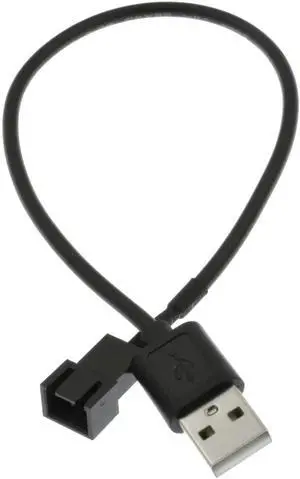 JAENFONG USB to 3-Pin / 4-Pin 5V Case Fan Power Supply Cable Computer Cooler Cooling Fan Power Cable (11.8inch 30cm) JAENFONG USB to 3-Pin / 4-Pin 5V Case Fan Power Supply Cable Computer Cooler Cooling Fan Power Cable (11.8inch 30cm)