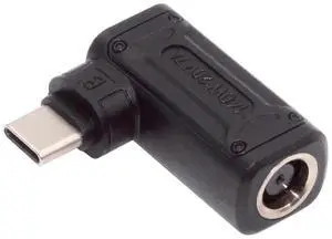 JAENFONG 90 Degree Angled DC Jack 7.4x5.0mm Input to USB-C Type-C 140W 100W Power Plug Charge Adapter for Laptop Phone JAENFONG 90 Degree Angled DC Jack 7.4x5.0mm Input to USB-C Type-C 140W 100W Power Plug Charge Adapter for Laptop Phone