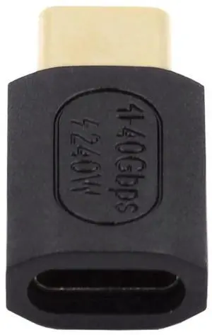 JAENFONG USB4 Straight 240W Power Extension 40 Gbps Type C Male to Female 8K Video Adapter Low Profile Angled for NS Phone Laptop