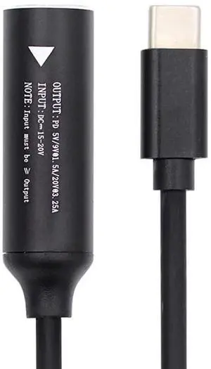 JAENFONG USB-C Type-C to DC Jack 7.9x5.4mm Input Power Cable Plug Charge Cord for Laptop Phone PD9V 15V 20V JAENFONG USB-C Type-C to DC Jack 7.9x5.4mm Input Power Cable Plug Charge Cord for Laptop Phone PD9V 15V 20V