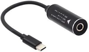 JAENFONG USB-C Type-C to DC Jack 4.8x1.7mm Input Power Cable Plug Charge Cord for Laptop Phone PD9V 15V 20V JAENFONG USB-C Type-C to DC Jack 4.8x1.7mm Input Power Cable Plug Charge Cord for Laptop Phone PD9V 15V 20V