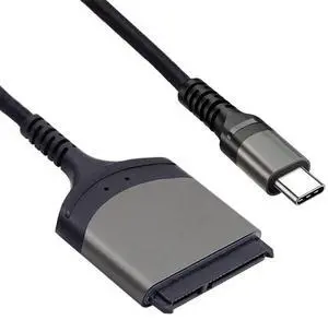 JAENFONG 5Gbps USB-C Type-C to SATA 22 Pin Adapter Cable 25cm for 2.5" Hard Disk Driver SSD Laptop JAENFONG 5Gbps USB-C Type-C to SATA 22 Pin Adapter Cable 25cm for 2.5" Hard Disk Driver SSD Laptop