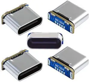 JAENFONG 5pcs/lot Type-C Female Socket DIY Solder Connector Replace for Mini-USB 5Pin Female SMT Type DC 5V Power