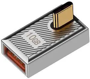 JAENFONG USB 3.1 Type C Male to USB 3.0 A Female Adapter 10Gbps Mecha Cyberpunk Styles USB-C OTG Data Converter Alloy Shell JAENFONG USB 3.1 Type C Male to USB 3.0 A Female Adapter 10Gbps Mecha Cyberpunk Styles USB-C OTG Data Converter Alloy Shell