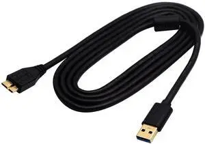 JAENFONG USB 3.0 Micro B Extender Cable, USB 3.0 A to Micro B Cable Extension Cable Compatible with Samsung Galaxy S5, Note 3, Note Pro 12.2, Hard Drive, Camera etc (1.8M Micro B)