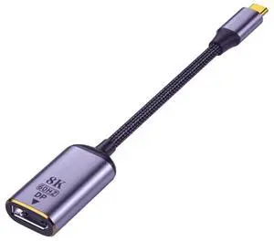 JAENFONG USB4 USB-C Type-C Source to Displayport DP Female Cable Display 8K 60HZ UHD 4K Monitor Displays JAENFONG USB4 USB-C Type-C Source to Displayport DP Female Cable Display 8K 60HZ UHD 4K Monitor Displays