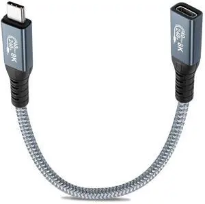JAENFONG Short Thunderbolt 4 Cable (0.6FT) USB-C to USB-C Cable with 40Gbps Data/8K HD Display/240W Charging Compatible for iPhone 16/15, MacBook Pro/Air, Hub, Docking Station and More JAENFONG Short Thunderbolt 4 Cable (0.6FT) USB-C to USB-C Cable with 40Gbps Data/8K HD Display/240W Charging Compatible for iPhone 16/15, MacBook Pro/Air, Hub, Docking Station and More