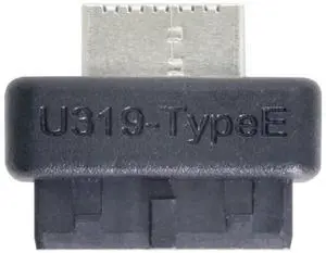 JAENFONG Overmold USB 3.1 Front Panel Socket Key-A Type-E to USB 3.0 20Pin Header Male Extension Adapter