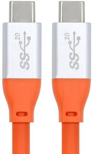 JAENFONG USB3.2 Gen 2 Type-C Male to USB C Male Charging and Data Cable 6.6FT, 20Gbps High Flex Ultra Soft 100W 8K 5K 4K Monitor Display USB4.0 Hyper Super Flexible Cord Perfect for Thunderbolt 3 JAENFONG USB3.2 Gen 2 Type-C Male to USB C Male Charging and Data Cable 6.6FT, 20Gbps High Flex Ultra Soft 100W 8K 5K 4K Monitor Display USB4.0 Hyper Super Flexible Cord Perfect for Thunderbolt 3