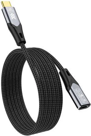 JAENFONG USB-c Extension Cable 3.3FT/1M Compatible with Thunderbolt 4 Extension Cable high Speed 40Gbps Data Transfer, USB c Male to Female, 8K Display/Video 240W, for Docking Station JAENFONG USB-c Extension Cable 3.3FT/1M Compatible with Thunderbolt 4 Extension Cable high Speed 40Gbps Data Transfer, USB c Male to Female, 8K Display/Video 240W, for Docking Station