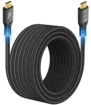 JAENFONG USB C Cable 3.2 Gen 2X2 20Gbps, Type C 4K@60Hz UHD Video 5A/240W PD3.1 Fast Charge Cord with E-Marker Compatible with Thunderbolt 3/4 MacBook Pro Samsung Galaxy Pixel Monitor etc 3M JAENFONG USB C Cable 3.2 Gen 2X2 20Gbps, Type C 4K@60Hz UHD Video 5A/240W PD3.1 Fast Charge Cord with E-Marker Compatible with Thunderbolt 3/4 MacBook Pro Samsung Galaxy Pixel Monitor etc 3M