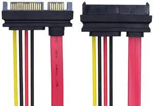 JAENFONG SAS Cable SFF-8482 SAS 29 Pin to SATA 22Pin Hard Disk Drive Raid Extension Cable with 22 Pin SATA Power Port JAENFONG SAS Cable SFF-8482 SAS 29 Pin to SATA 22Pin Hard Disk Drive Raid Extension Cable with 22 Pin SATA Power Port