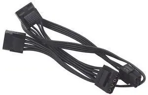 JAENFONG for C orsair Modular Power Supply 6 Pin Male to 3X 4 Pin Molex Female Hard Drive Power Adapter Cable for BTC Mining Riser Card 20-in