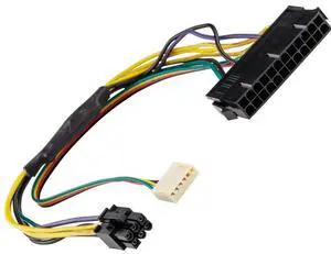 JAENFONG 24 Pin to 6 Pin ATX Power Adapter Cable for HP Z220 Z230 SFF MT TWR Series 4000 6005 8300 ProDesk 600 G1 EliteDesk 800 G1 13-inch(33cm)