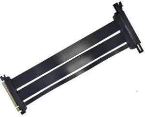 JAENFONG Riser Cable PCIe 4.0 x16 Flexible Extension Port Adapters GPU High Speed Vertical Mount Gaming PCI Express Gen4 Riser Cable 20cm/7.87in Straight (180°)
