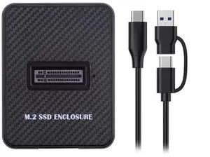 JAENFONG USB 3.0 Type-C USB-C to NVME M-Key M.2 NGFF SATA RTL9210B Chipset SSD Docking Vertical External PCBA Case Enclosure JAENFONG USB 3.0 Type-C USB-C to NVME M-Key M.2 NGFF SATA RTL9210B Chipset SSD Docking Vertical External PCBA Case Enclosure