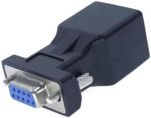 JAENFONG DB9 to RJ45 Adapter RJ45 to RS232 Converter RJ45 Female to 9 Pin Adapter DB9 Female Serial COM Port to Network Port Adapter JAENFONG DB9 to RJ45 Adapter RJ45 to RS232 Converter RJ45 Female to 9 Pin Adapter DB9 Female Serial COM Port to Network Port Adapter