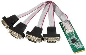 JAENFONG 2 Port RS-232 DB9 Serial M.2 B+M Key Controller Card SY-PEX15066 JAENFONG 2 Port RS-232 DB9 Serial M.2 B+M Key Controller Card SY-PEX15066