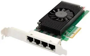 JAENFONG Quad 2.5 Gigabit Ethernet PCI-E Network Expansion Card RJ45 LAN Adapter Low Profile Bracket SY-PEX24086 JAENFONG Quad 2.5 Gigabit Ethernet PCI-E Network Expansion Card RJ45 LAN Adapter Low Profile Bracket SY-PEX24086