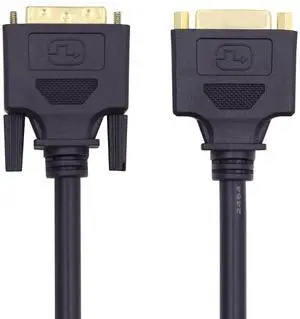 JAENFONG DVI 24+1 Male to Female Extension Cable 1.64FT/50cm, DVI-D Dual Link Digital Video for Monitor Graphics Card JAENFONG DVI 24+1 Male to Female Extension Cable 1.64FT/50cm, DVI-D Dual Link Digital Video for Monitor Graphics Card