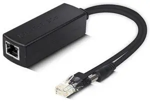 JAENFONGGigabit PoE Power Over ethernet Splitter Adapter 48V to 12V, DC Jack 5.5x2.1mm, IEEE 802.3af/at Compliant 10/100/1000Mbps PoE Splitter with 12V Output for Surveillance Camera CCTV & VoIP Phone