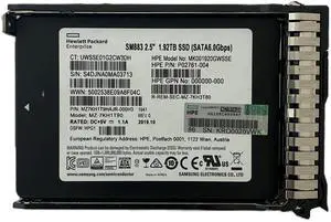 HPE MZ-7KH1T90 MK001920GWSSE 1.92TB SATA 6Gbps 2.5in SSD P02761-004
