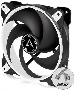 ARCTIC BioniX P120 - PC Fan, 120mm Gaming Case Fan with PWM Sharing Technology (PST), Pressure-optimised, Quiet Motor, Computer, Fan Speed: 200-2100 RPM - White