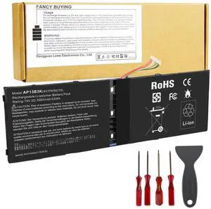 AP13B3K AP13B8K Replacement Laptop Battery for Acer Aspire V5 M5-583P V5-572P V5-572G R7-571 ES1-511 ES1-512 M5-583P V5-572P V5-572G V5-472G ZQK V5-472 V5-573G V5-573 V7-482 V7-482G V7-482P