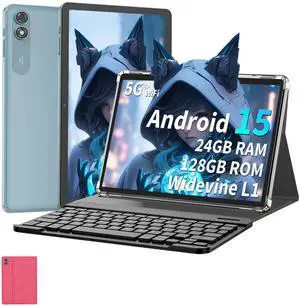 Suicoey 2025 Tablet, 10 inch Android 15 Tablet with Keyboard, 24GB RAM+128GB ROM(1TB Expand), Octa Core, 5G/2.4G WiFi, 8000mAh, BT V5.0, with Case, Mouse, Stylus, Split-Screen(Pink) Suicoey 2025 Tablet, 10 inch Android 15 Tablet with Keyboard, 24GB RAM+128GB ROM(1TB Expand), Octa Core, 5G/2.4G WiFi, 8000mAh, BT V5.0, with Case, Mouse, Stylus, Split-Screen(Pink)