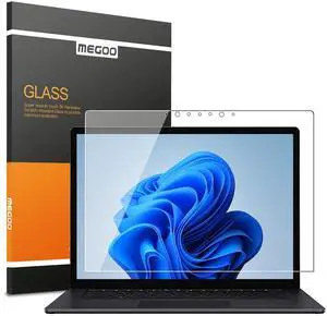 Megoo Surface Laptop 5/4/3/2/1 13.5 Inch Screen Protector, Tempered Glass, 9H Hardness, 99% Transparency, Easy Installation, Compatible with Surface Laptop 5/4/3/2/1, 1 Count