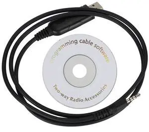 Radio Programming Cable,HT1000 USB Programming Cable Data Line for UV-3R Walkie Talkie Two Way Radio,USB Mobile Radio Programming Cable