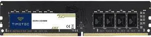 Timetec 8GB DDR4 3200MHz (or 2933MHz or 2666MHz) PC4-25600 Non-XMP CL22 1.2V Non-ECC Unbuffered 1Rx8 Single Rank 288 Pin UDIMM Desktop PC Computer Memory RAM Module Upgrade
