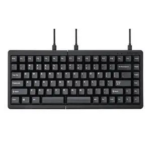 BAROCCOMiSTEL MD770 Classic Black/WF, TKL Ergonomic Mechanical Keyboard, Cherry MX, Split-Alice Layout, PBT DoubleShot Keycap, Mac/Windows OS Compatible (Blue)