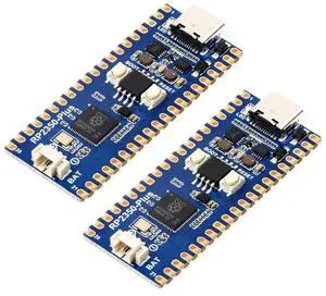 Waveshare 2PCS RP2350-Plus Development Board, A Low-Cost, High-Performance Pico-Like MCU Board Based On Raspberry Pi RP2350A Dual-core & Dual-Architecture Microcontroller